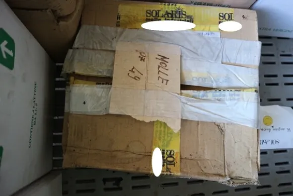 6#5843 Magazzino ricambi e macchinari per impianti di frantoio