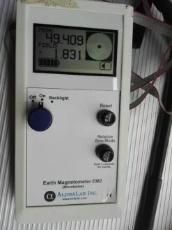 Magnetometro metal detector AlphaLab Inc. Modello EM2