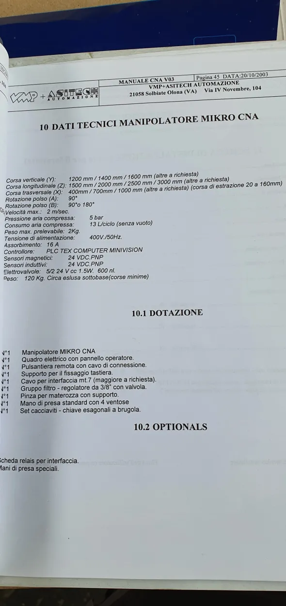 Manipolatore