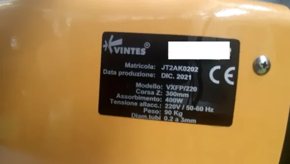 5#7378 Microforatrice Vintes