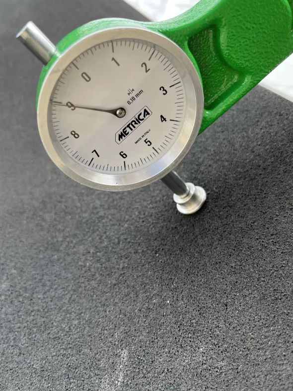 Micro porosa per calzatura nero - Sp, 9,0 MM