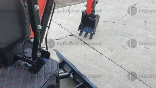 6#10091 Miniescavatore cingolato JPC HT 12 rosso