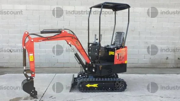 6#10091 Miniescavatore cingolato JPC HT 12 rosso