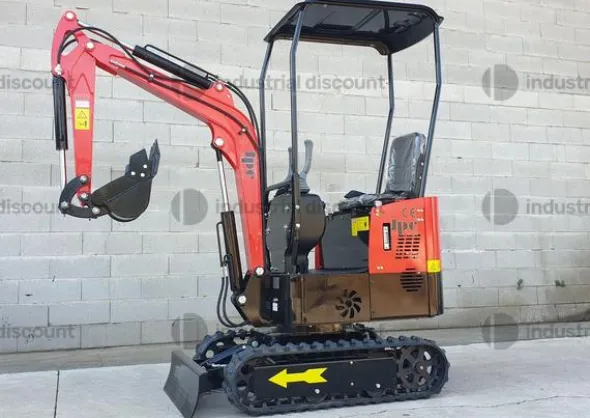6#10091 Miniescavatore cingolato JPC HT 12 rosso