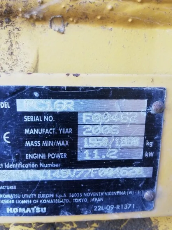 5#5567 Miniescavatore Komatsu PC 16R HS