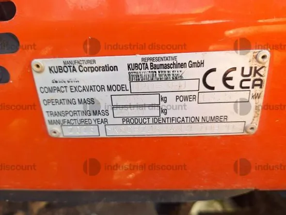 1#9411 Miniescavatore Kubota
