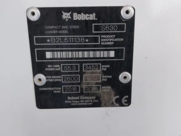 16#7900 Minipala Bobcat S630
