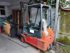 1#5997 Miscelatore per rifiuti Aleco e carrello elevatore Linde