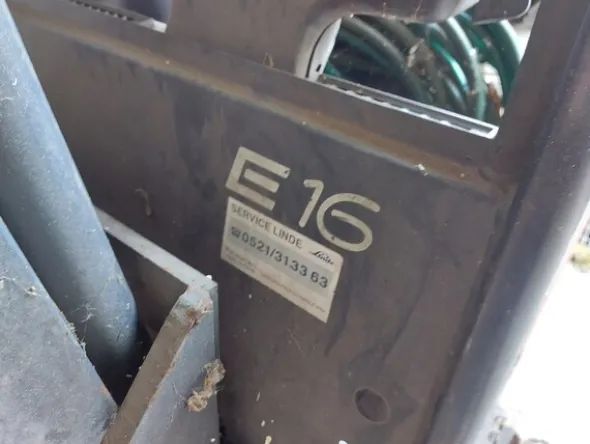 1#5997 Miscelatore per rifiuti Aleco e carrello elevatore Linde