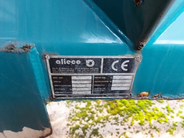 1#5997 Miscelatore per rifiuti Aleco e carrello elevatore Linde