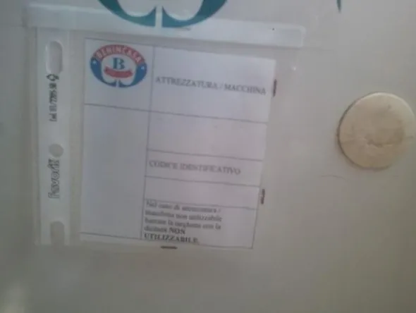 2#1355 Mobile frigo murale