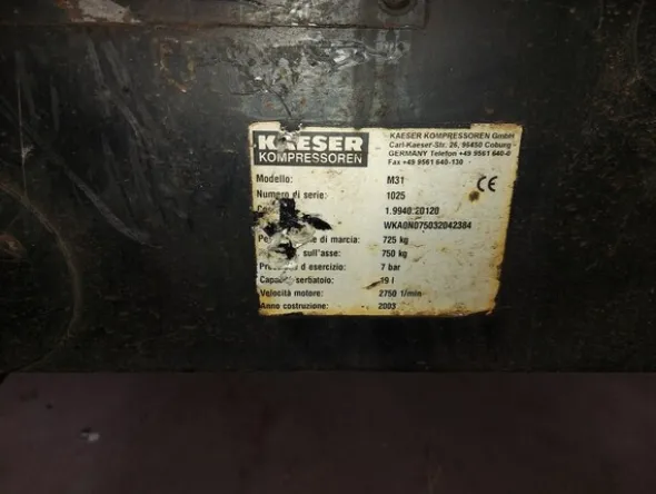 26#7028 Motocompressore Kaeser