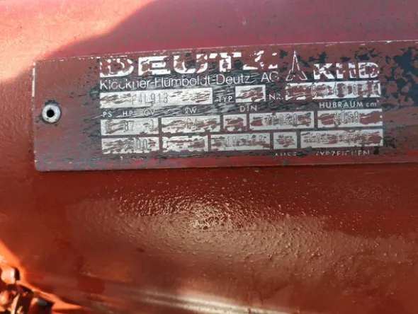 11#5183 Motore Deutz F4L913
