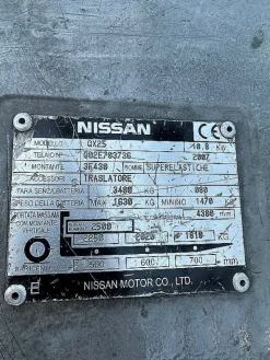 Muletto Nissan 25 quintali elettrico