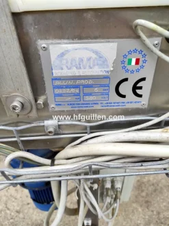 NASTRO TRASPORTATORE ALLINEATORE INOX CURVO 90°