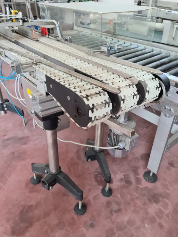 Nastro triplo per allineamento confezioni usato