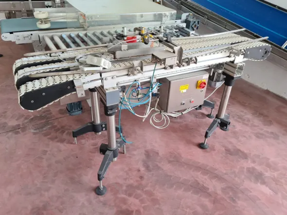 Nastro triplo per allineamento confezioni usato