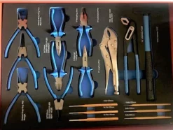 95#5814 N° 1 carrello porta utensili Germany Tools Professional completi di utensili