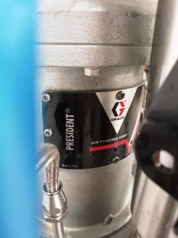 NEBULIZZAZIONE RIVESTIMENTO GRACO PRESIDENT (POM-127)