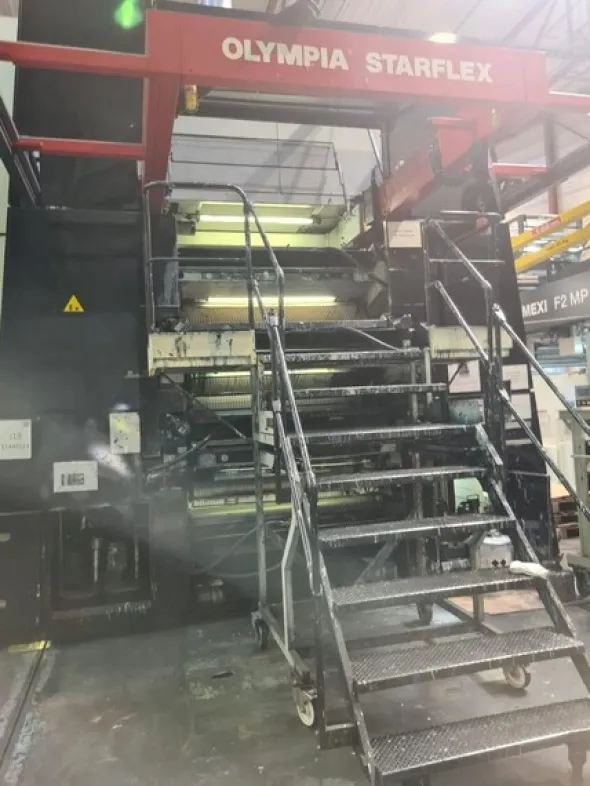 1#8444 OLYMPIA STARFLEX Macchina da stampa flexo 8