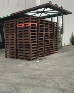 4#3154 Pallet in metallo