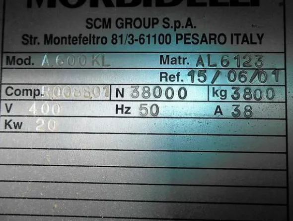9#17571 Pantografo Morbidelli Author