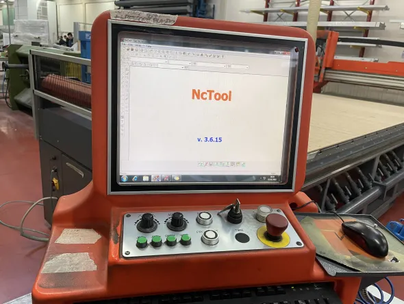 Pantografo TEKNA TK 419/3 usato + aspiratore