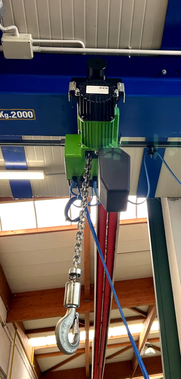 Paranco elettrico a catena
