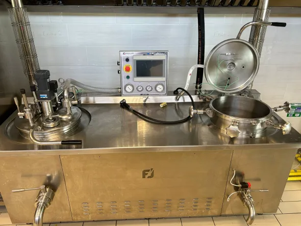 Pastorizzatore e Autoclave BM50 TOP a gas Frigojollinox