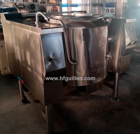 PENTOLA MESCOLATRICE RIBALTABILE A VAPORE FIREX 180 L