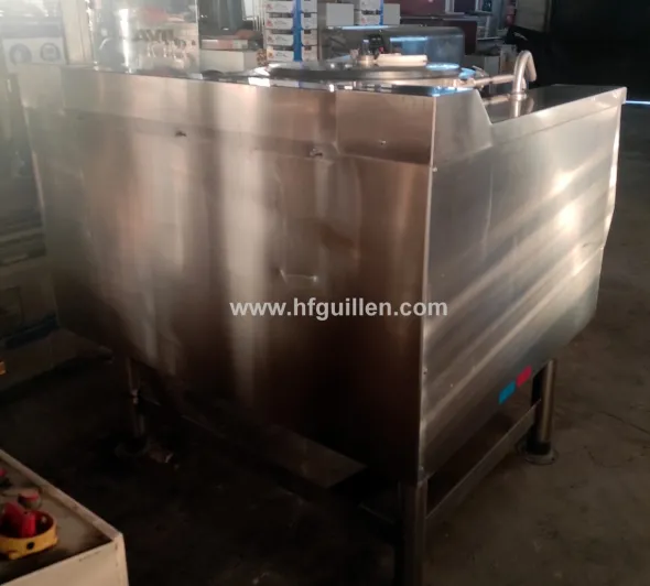 PENTOLA MESCOLATRICE RIBALTABILE A VAPORE FIREX 180 L
