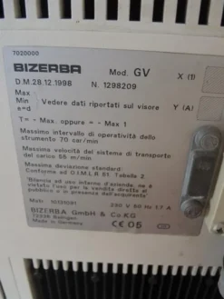 5#4084 Pesoprezzatrice Bizerba GV