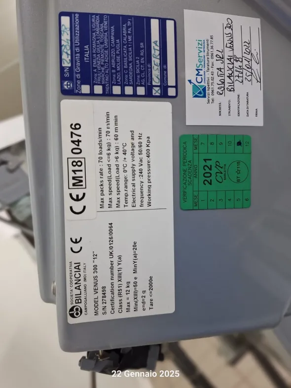 PESO PREZZATRICE SAIMETECH MODELLO VENUS 300"12"