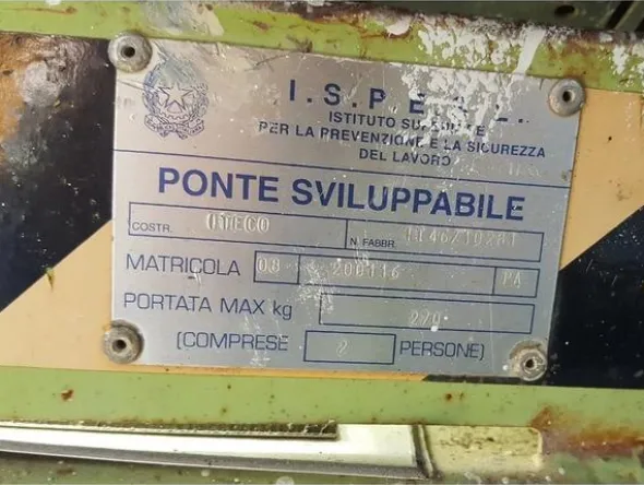 14#3958 Piattaforma aerea ITECO IT4680