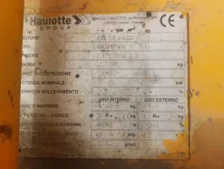 2#8398 Piattaforma a forbice