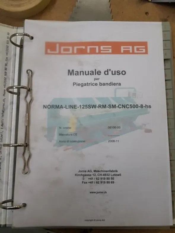 4#4089 Piegatrice Jorns