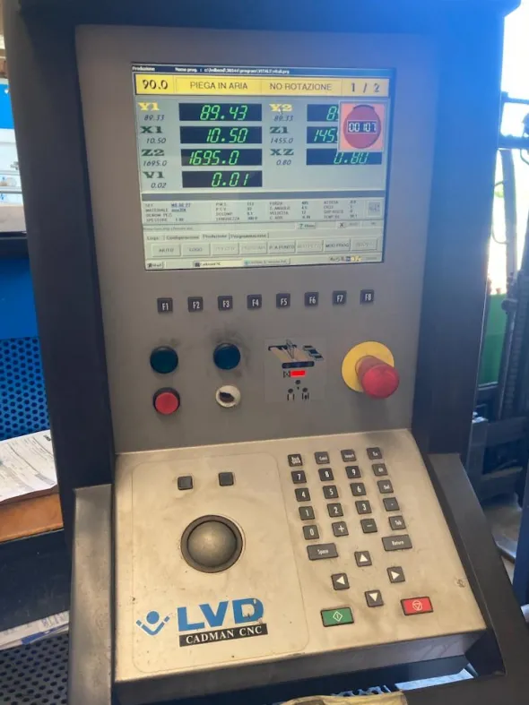 Piegatrice usata LVD PPEB 135-4000 TURBO cnc 7 assi