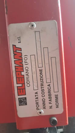 Pinza per sollevamento lastre Elephant