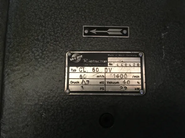 Pompa Aria offset Werie (per Nebiolo Invicta) CL 60 DV