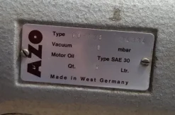 POMPA DA VUOTO – AZO – MOD. 160-138 (COD. MF-PR-POM-43)