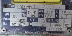 POMPA DA VUOTO – AZO – MOD. 160-138 (COD. MF-PR-POM-43)
