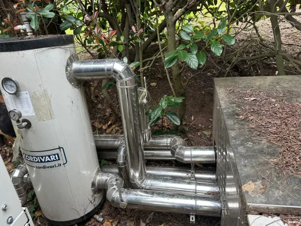 Pompa di calore a gas AISIN GEHP , alimentata a metano