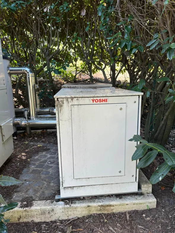 Pompa di calore a gas AISIN GEHP , alimentata a metano