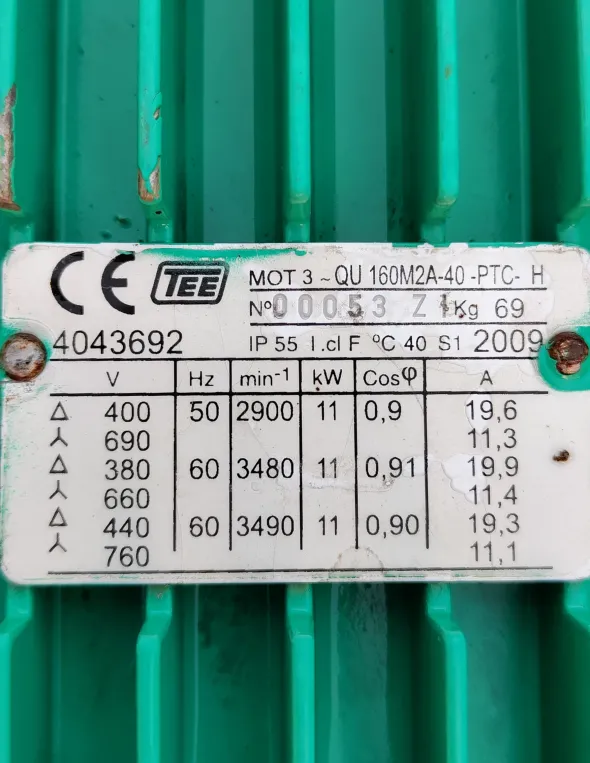 Pompa monoblocco WILO 65/160