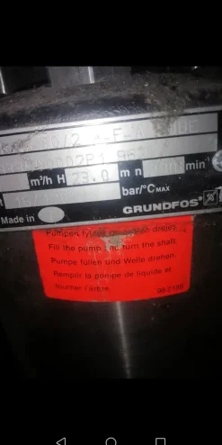 POMPE GRUNDFOS C. TRITURATORE E ANTINCENDIO