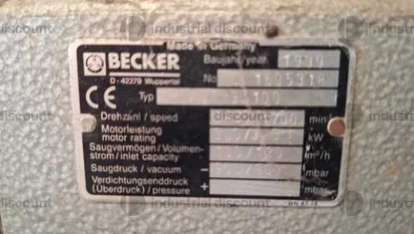 9#9600 Pompe per il vuoto Becker