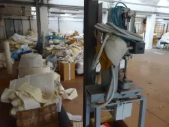 25#14940 Pressa idraulica per stoffa