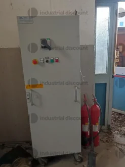 1#10039 Pressa iniezione Sacmi, stampo sacmi e robot di scarico Sytrama
