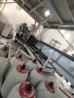 1#10039 Pressa iniezione Sacmi, stampo sacmi e robot di scarico Sytrama