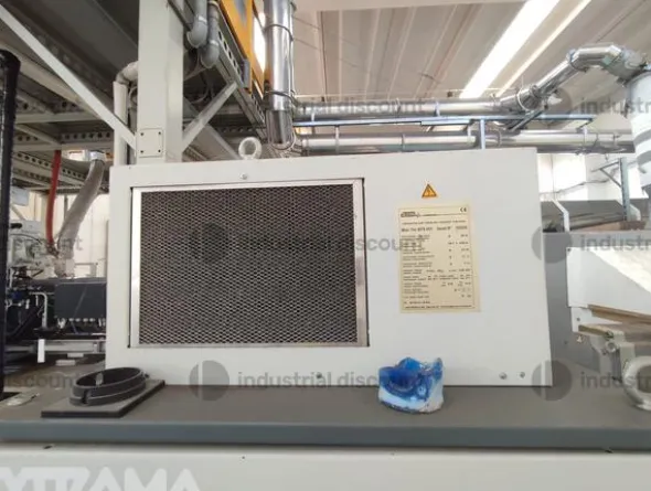 1#10039 Pressa iniezione Sacmi, stampo sacmi e robot di scarico Sytrama